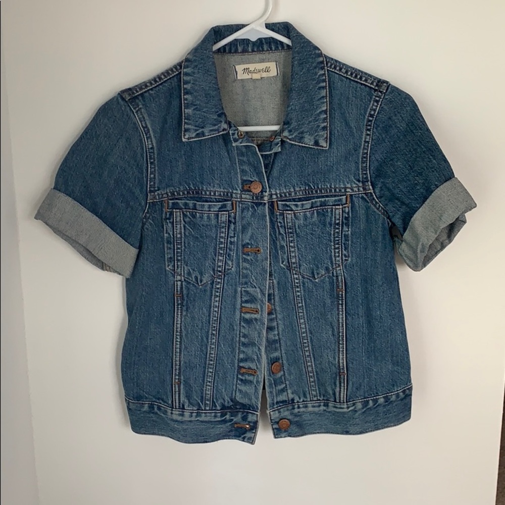Madewell Short Sleeve Denim Jacket